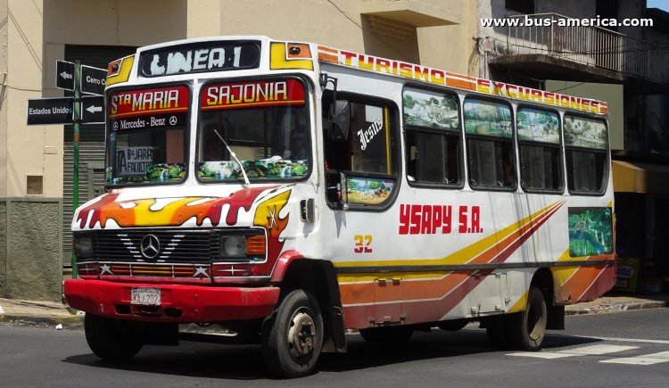 Mercedes-Benz L 711 - El 11 - Ysapy
KAJ 202

Línea 1 (Asunción), unidad 32
