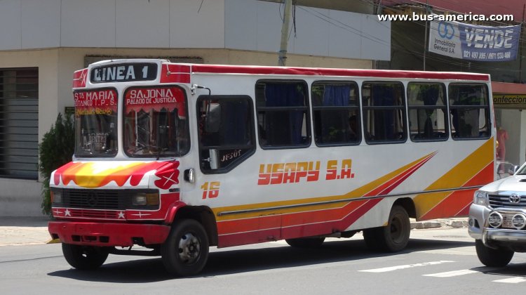 Mercedes-Benz L 811 - San Fernando - Ysapy
Línea 1 (Asunción), unidad 16
