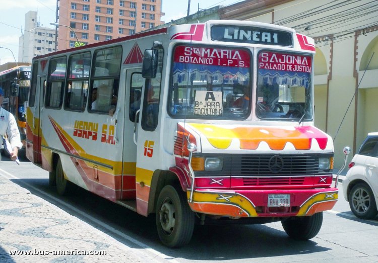 Mercedes-Benz L 811 - El 14 - Ysapy
BHA 339

Línea 1 (Asunción), unidad 15
