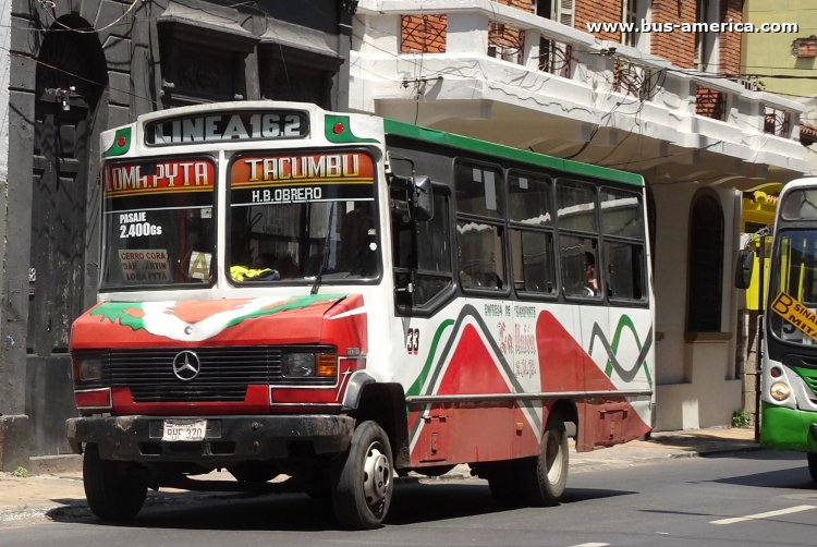 Mercedes-Benz O 811 D - La Unión - La Unión
BHF 370

Línea 16.2 (Asunción), unidad 33
