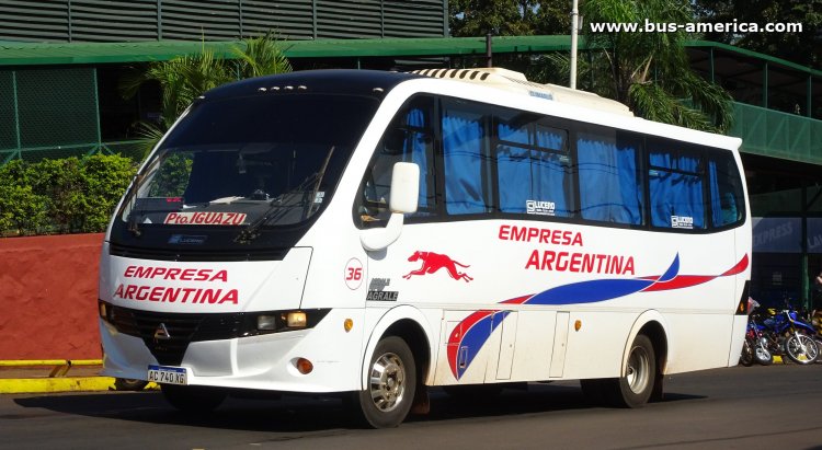 Agrale MA 8.7 - Lucero Halley - Emp. Argentina
AC 740 XG
[url=https://bus-america.com/galeria/displayimage.php?pid=53290]https://bus-america.com/galeria/displayimage.php?pid=53290[/url]

Emp. Argentina (Prov. Misiones), interno 36
