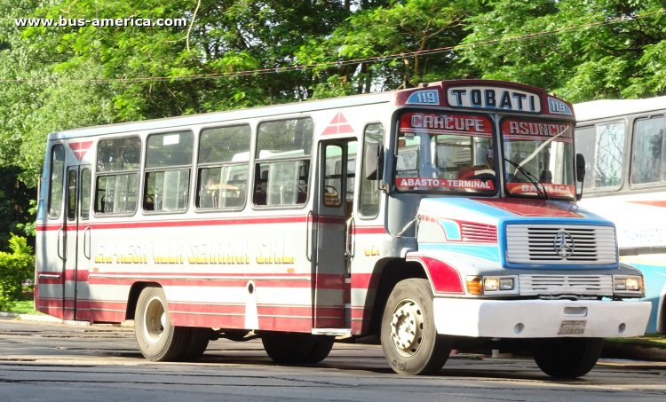 Mercedes-Benz L - Salinas Moreno - Villa Serrana
ABS 821

Línea 119 (Asunción), unidad 021
