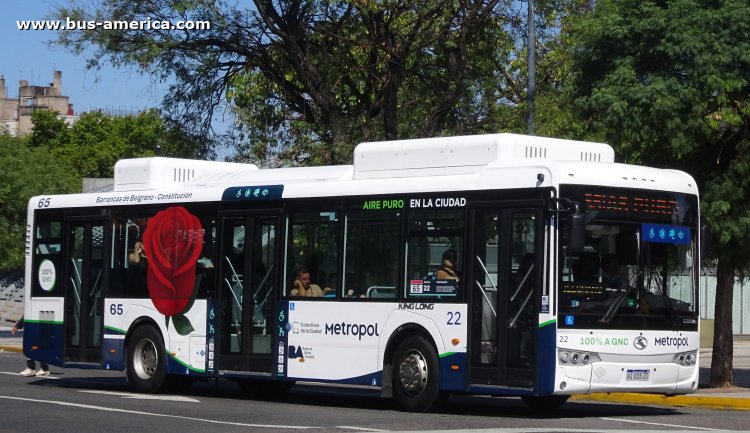 King Long XMQ6127G (en Argentina) - Metropol
AI 015 ZC
[url=https://bus-america.com/galeria/displayimage.php?pid=70071]https://bus-america.com/galeria/displayimage.php?pid=70071[/url]

Línea 65 (Buenos Aires), interno 22
