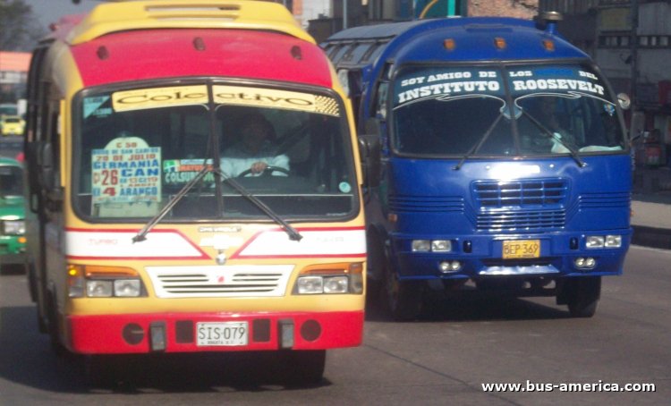 Chevrolet Isuzu - Panamericana
SIS-079 [adelante izquierda]

Ruta C-50 (Bogotá)
