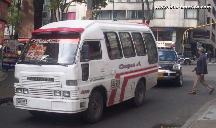 Daihatsu Delta - Astrovan - COOPENAL
SGU-293
[url=https://bus-america.com/galeria/displayimage.php?pid=51686]https://bus-america.com/galeria/displayimage.php?pid=51686[/url]

Ruta C45 (Bogotá), unidad 40009
