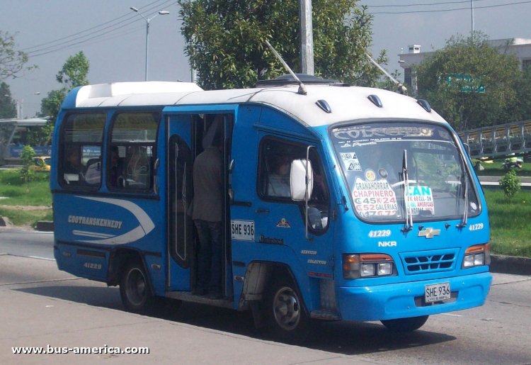 Isuzu Chevrolet NKR - CootransKennedy
SHE-936

Ruta C11 (Bogotá), unidad 41229
