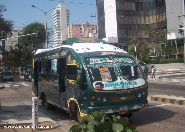 Isuzu Chevrolet NPR - IMC - Lolaya
UYQ-192

Ruta "Zoológico" (Barranquilla), unidad 196
