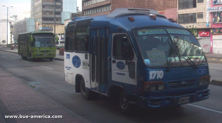 Isuzu NKR - Occidente - SOTRANDES
SHW-814

Ruta C27 (Bogotá), móvil 1710
