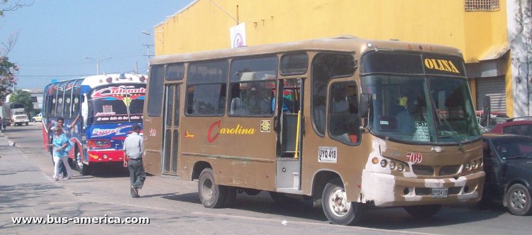 Isuzu NPR - Carolina
UYQ-418

Ruta C-17 (Barranquilla), unidad 709
