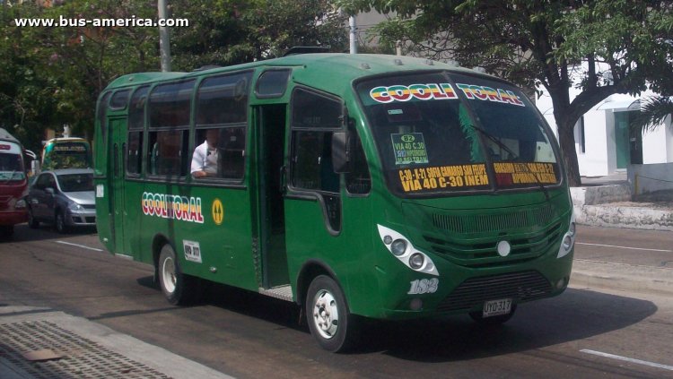 Agrale MA - Internacional - Coolitoral
UYO-317

Ruta B2 (Barranquilla), unidad 182
