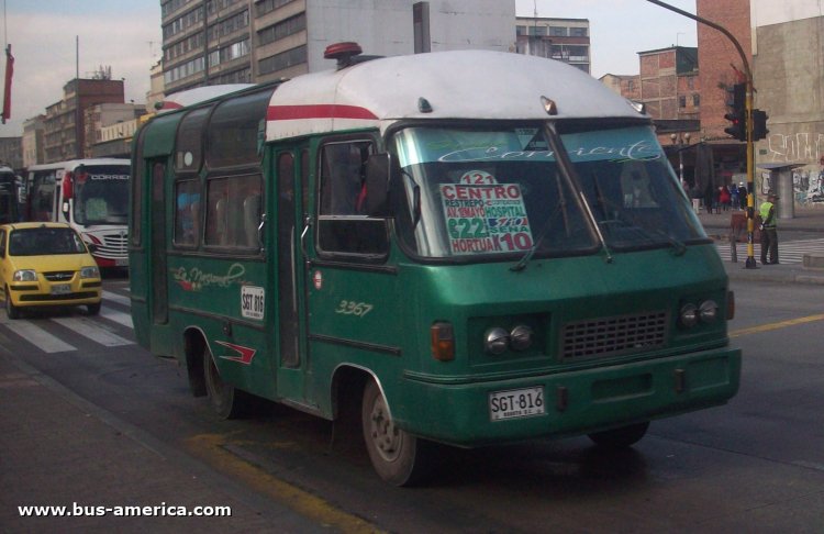 Mazda T 4.5 - Muisca - La Nacional
SGT-816
[url=https://bus-america.com/galeria/displayimage.php?pid=53126]https://bus-america.com/galeria/displayimage.php?pid=53126[/url]

Ruta 121 (Bogotá), unidad 3367
