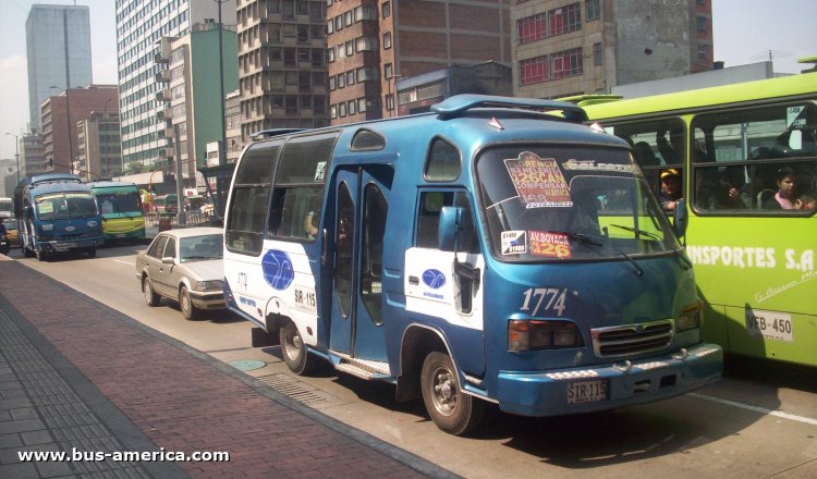 Isuzu Chevrolet NKR - Inter -SOTRANDES
SIR-115

Ruta C27 (Bogotá), móvil 1774
