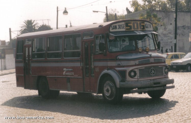 Mercedes-Benz LO 1114 - La Favorita - 7 de Agosto
Línea 506 (Pdo. Alte. Brown), interno 48
