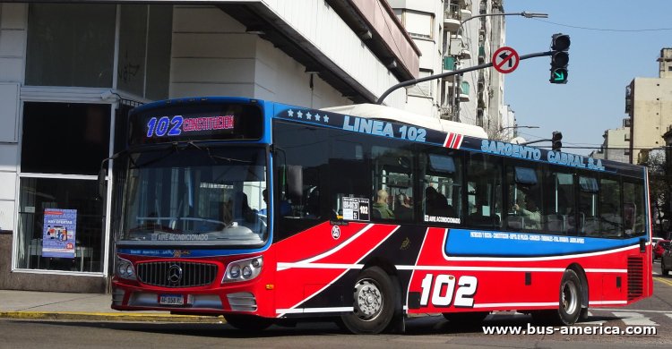 Mercedes-Benz O 500 U - La Favorita Favorito GR 94/2016 - Sargento Cabral
AF 158 XL

Línea 102 (Buenos Aires), interno 25
