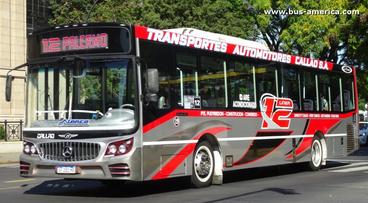 Mercedes-Benz O 500 U - La Favorita Gran Favorito GR 94/2016 - T.A.Callao 
AF 231 MR

Línea 12 (Buenos Aires), interno 19
