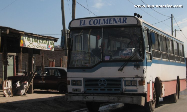 Mercedes-Benz OF 1214 - La Favorita 22-92 - Mutual El Colmenar
RPH 648 - ex patente B.2354232

El Colmenar (mutual Pdo. Moreno), interno 5
