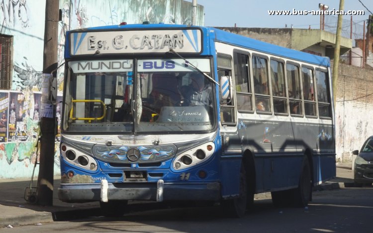 Mercedes-Benz OF 1417 - La Favorita - G.Catan-Km31
Línea "G.Catán-P.Mario-Km 31" (Pdo. La Matanza, no autorizada), interno 11
