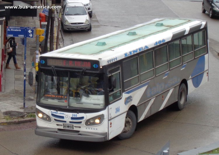 Mercedes-Benz OF 1418 - La Favorita - TALP
IUE 130
[url=https://bus-america.com/galeria/displayimage.php?pid=57546]https://bus-america.com/galeria/displayimage.php?pid=57546[/url]

Línea 406 (Prov. Buenos Aires), interno 346
