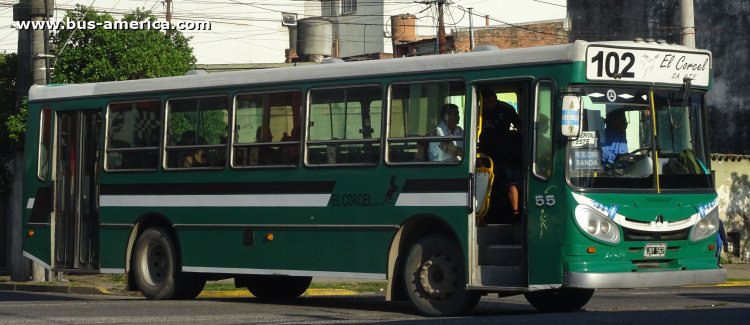 Mercedes-Benz OF 1418 - La Favorita - El Corcel UTE
JAY 562
[url=https://bus-america.com/galeria/displayimage.php?pid=64716]https://bus-america.com/galeria/displayimage.php?pid=64716[/url]

Línea 102 (Prov.Tucumán), interno 55
