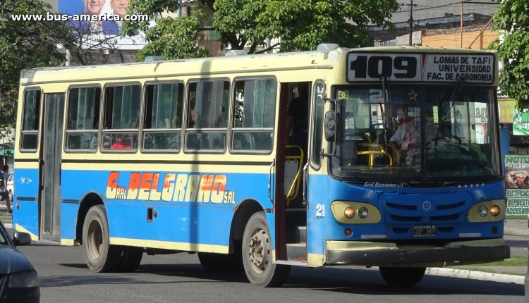 Mercedes-Benz OF 1418 - La Favorita 85-2010 - Gral.Belgrano
JDF 387

Línea 109 (Prov. Tucumán), interno 21
