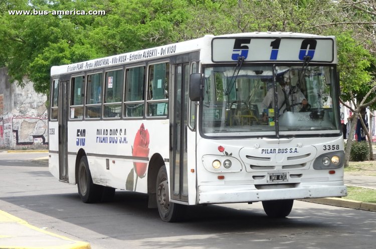 Mercedes-Benz OF 1418 - La Favorita - Pilar Bus
JMV 436

Línea 510 (Pdo. Pilar), interno 3358
