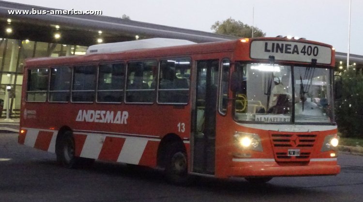 Mercedes-Benz OF 1418 - La Favorita Favorito GR - Andesmar
LYW 003
[url=https://bus-america.com/galeria/displayimage.php?pid=63070]https://bus-america.com/galeria/displayimage.php?pid=63070[/url]

Línea 406 (Prov.Mendoza), interno 13
Ex líneas 400 (Prov.Mendoza), interno 413
