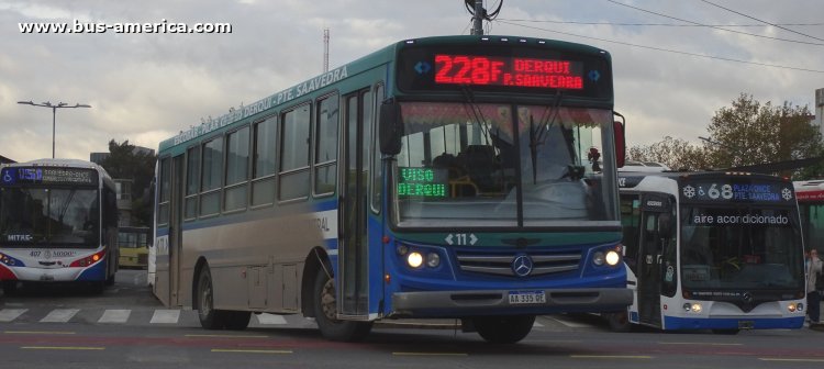 Mercedes-Benz OF 1519 - La Favorita Favorito GR - La Central
AA 335 QE

Línea 228F (Prov. Buenos Aires), interno 11

