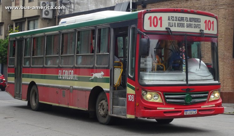 Mercedes-Benz OF 1519 - La Favorita Favorito GR - El Galgo
AB 238 LK

Línea 101 (Prov.Tucumán), interno 108
