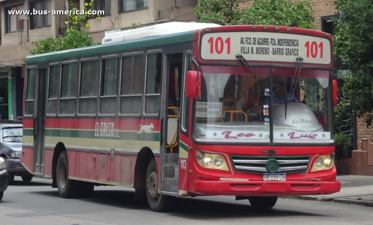 Mercedes-Benz OF 1519 - La Favorita Favorito GR - El Galgo
AB 238 LM

Línea 101 (Prov.Tucumán), interno 113
