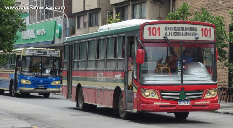 Mercedes-Benz OF 1519 - La Favorita Favorito GR - El Galgo
AB 238 LN

Línea 101 (Prov.Tucumán), interno 118
