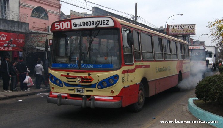 Mercedes-Benz OF 1620 - La Favorita - El Nuevo Ceibo
BUG 460

Línea 500 (Pdo. Gral. Rodriguez), interno 13
