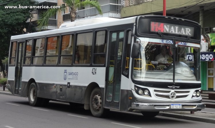 Mercedes-Benz OF 1621 - La Favorita Favorito GR - Municipalidad Santiago del Estero , Decano
AD 702 AS

Línea 119 (Santiago del Estero), interno 424
