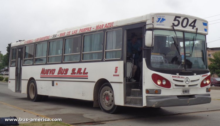 Mercedes-Benz OF 1722 - La Favorita - Nuevo Bus
IIQ 955

Línea 504 (Pdo.Villa Gesell), interno 5
