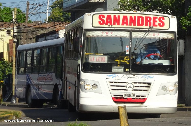 Mercedes-Benz OF 1722 - La Favorita Favorito GR - Tandilense
LUF 391

Línea 414 "San Andrés" (Prov.Tucumán)
