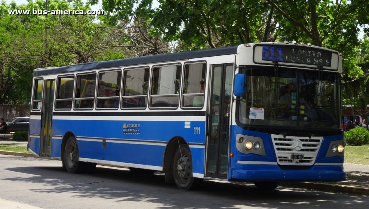 Mercedes-Benz OF 1722 - La Favorita Favorito GR - Ruta Bus
LJG 460

Línea 511 (Pdo. Pilar), interno 111

