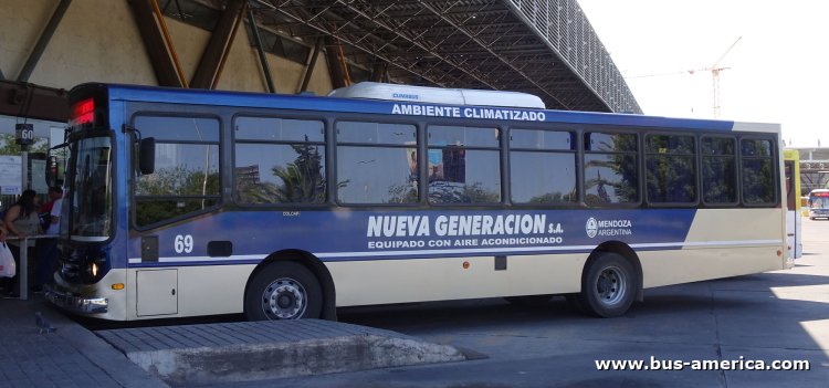 Mercedes-Benz OF 1721 - La Favorita Favorito GR - Nueva Generación
Líneas 750 (Prov.Mendoza), unidad 69
