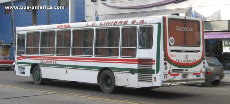 Mercedes-Benz OH 1315 L SB - La Favorita - L.E.Liniers
Línea 88 (Buenos Aires), interno 77
