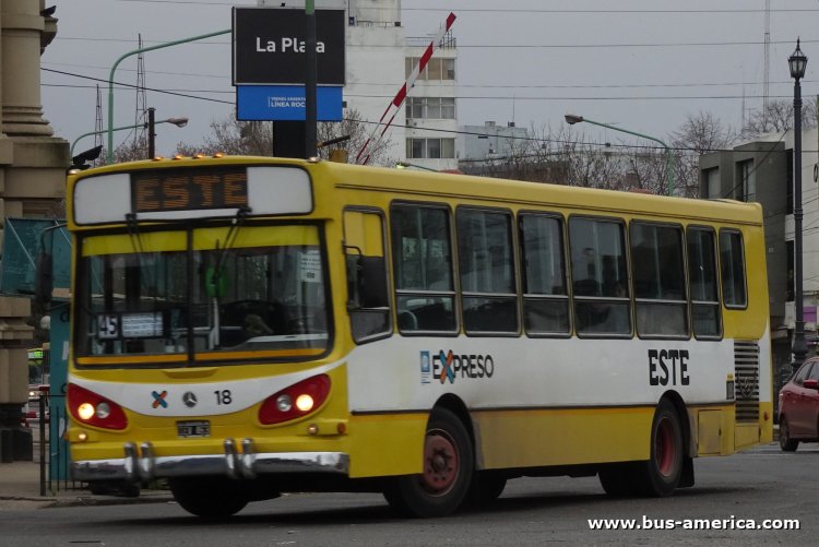 Mercedes-Benz OH 1315 L SB - La Favorita - Expreso
IEV 463

Línea Este (503, Partido de La Plata) recorrido 45, interno 18
