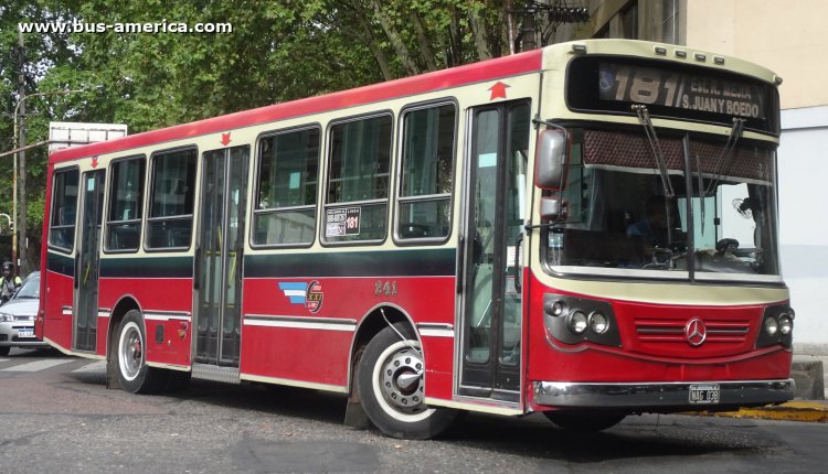 Mercedes-Benz OH 1618 L SB - La Favorita Favorito GR 84/2010 - Siglo XXI
NAG 038
[url=https://bus-america.com/galeria/displayimage.php?pid=68979]https://bus-america.com/galeria/displayimage.php?pid=68979[/url]

Línea 181 (Buenos Aires), interno 241
