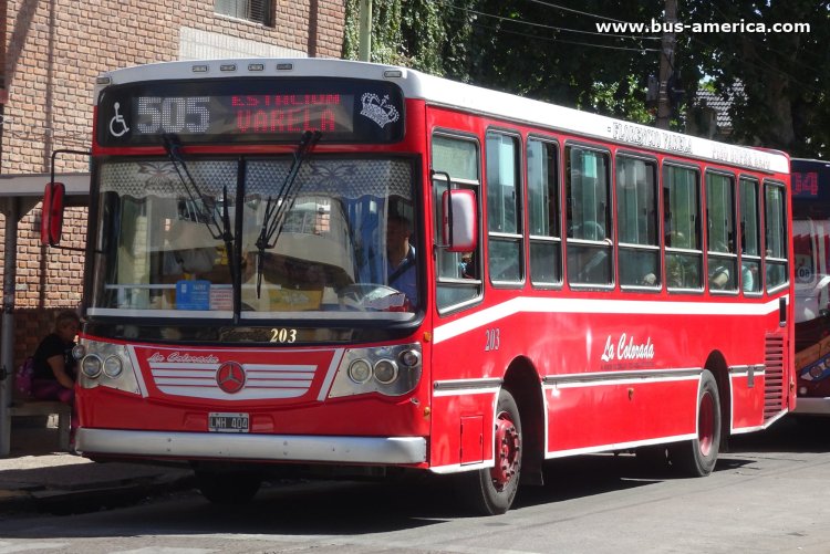 Mercedes-Benz OH 1618 L SB - La Favorita Favorito GR 84/2010 - La Colorada
LMH 404
[url=https://bus-america.com/galeria/displayimage.php?pid=70143]https://bus-america.com/galeria/displayimage.php?pid=70143[/url]

Línea 505 (Pdo.F.Varela), interno 203
Ex línea 178 (Buenos Aires)
