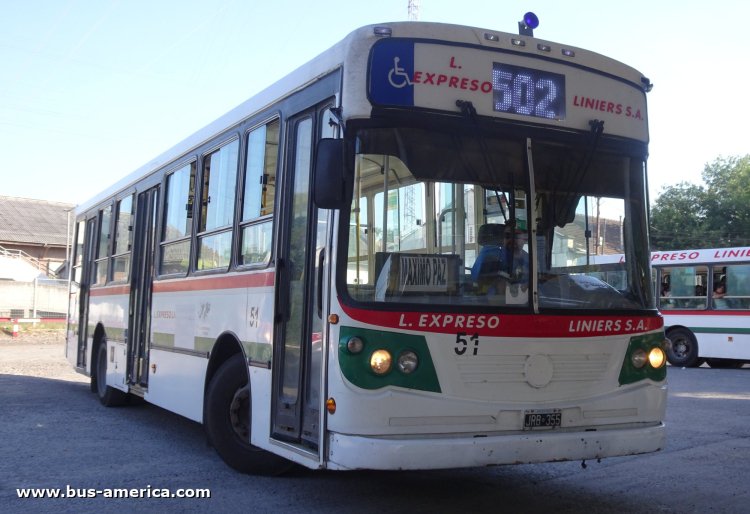 Mercedes-Benz OH 1618 L SB - La Favorita Favorito GR 84/2011 - L.E.Liniers
JRB 355
[url=https://bus-america.com/galeria/displayimage.php?pid=70043]https://bus-america.com/galeria/displayimage.php?pid=70043[/url]
[url=https://bus-america.com/galeria/displayimage.php?pid=70044]https://bus-america.com/galeria/displayimage.php?pid=70044[/url]
[url=https://bus-america.com/galeria/displayimage.php?pid=70046]https://bus-america.com/galeria/displayimage.php?pid=70046[/url]

Línea 502 (Pdo. Cañuelas), interno 51
Ex línea 88 (Buenos Aires), interno 51
