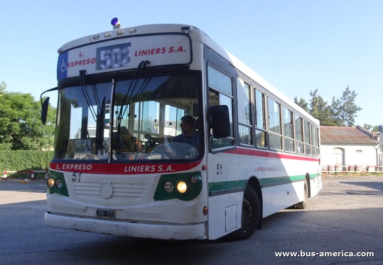 Mercedes-Benz OH 1618 L SB - La Favorita Favorito GR 84/2011 - L.E.Liniers
JRB 355
[url=https://bus-america.com/galeria/displayimage.php?pid=70043]https://bus-america.com/galeria/displayimage.php?pid=70043[/url]
[url=https://bus-america.com/galeria/displayimage.php?pid=70044]https://bus-america.com/galeria/displayimage.php?pid=70044[/url]
[url=https://bus-america.com/galeria/displayimage.php?pid=70045]https://bus-america.com/galeria/displayimage.php?pid=70045[/url]

Línea 502 (Pdo. Cañuelas), interno 51
Ex línea 88 (Buenos Aires), interno 51

