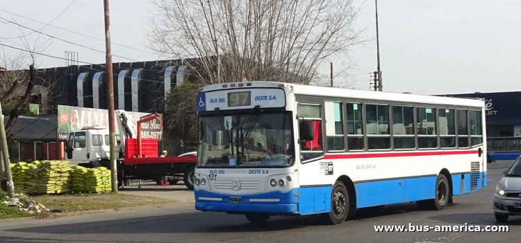Mercedes-Benz OH 1618 L SB - La Favorita Favorito GR 87/2011 - Bus del Oeste
LGN 957

Línea 97 (Buenos Aires), interno 101
