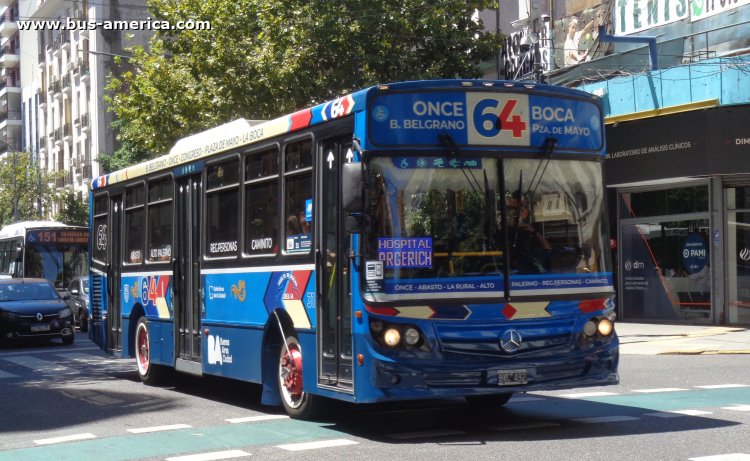 Mercedes-Benz OH 1618 L SB - La Favorita Favorito GR 87/2011 - Vuelta de Rocha
OXC 492
[url=https://bus-america.com/galeria/displayimage.php?pid=67810]https://bus-america.com/galeria/displayimage.php?pid=67810[/url]

Línea 64 (Buenos Aires), interno 31
