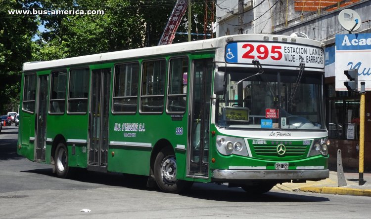 Mercedes-Benz OH 1618 L SB - La Favorita Favorito GR - M.O.O'Higgins
KSD 769

Línea 295 (Prov. Buenos Aires), interno 533
