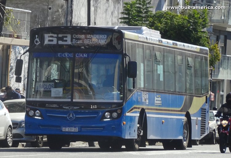 Mercedes-Benz OH 1621 L SB - La Favorita Favorito GR 95/2016 - Bernardino Rivadavia
AE 139 UD

Línea 63 (Buenos Aires), interno 143
