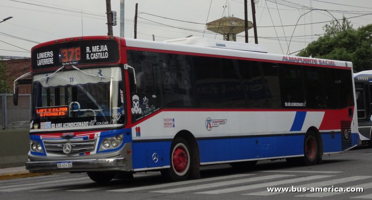 Mercedes-Benz OH 1721 L SB - La Favorita Favorito GR 96/2016 - Almafuerte
AB 624 DV
[url=https://bus-america.com/galeria/displayimage.php?pid=67270]https://bus-america.com/galeria/displayimage.php?pid=67270[/url]
[url=https://bus-america.com/galeria/displayimage.php?pid=67272]https://bus-america.com/galeria/displayimage.php?pid=67272[/url]

Línea 378 (Prov.Buenos Aires), interno 18
