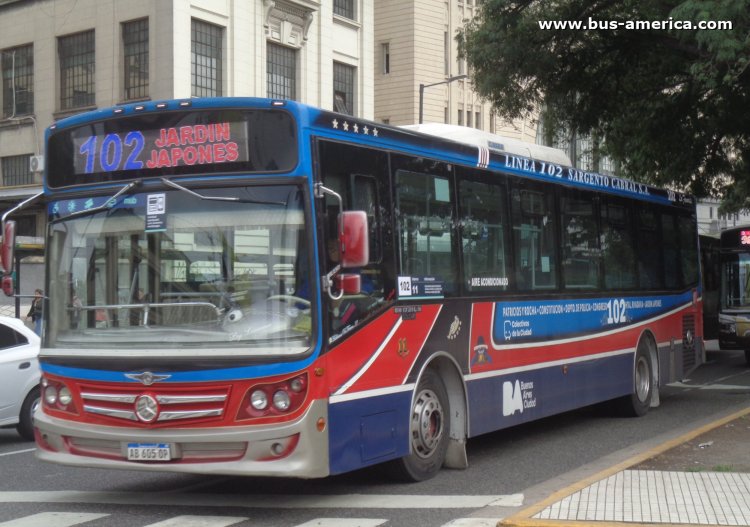 Mercedes-Benz OH 1721 L SB - La Favorita Favorito GR 96/2016 - Ttes.Sgto.Cabral
AB 605 OP

Línea 102 (Buenos Aires), interno 11
