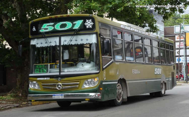 Mercedes-Benz OH 1721 L SB - La Favorita Favorito GR - EQU
AD 232 YF

Línea 501 (Pdo. A.Brown), interno 16

