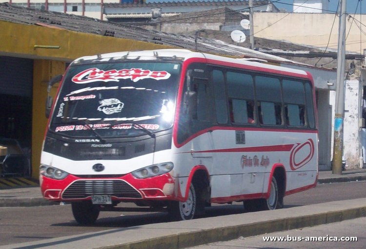 Nissan Condor UD - Marcopolo Senior G7 - Flota De Lujo
SPH-317

Ruta "Crespo" (Cartagena)
